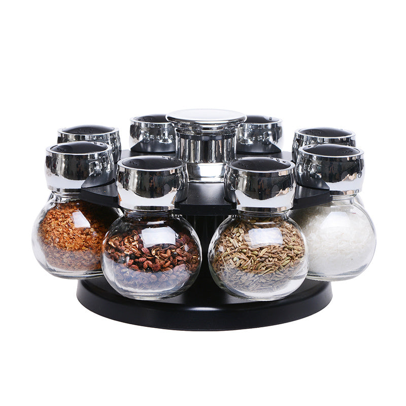 Rotary Seasoning Storage Spice Bottle Rack