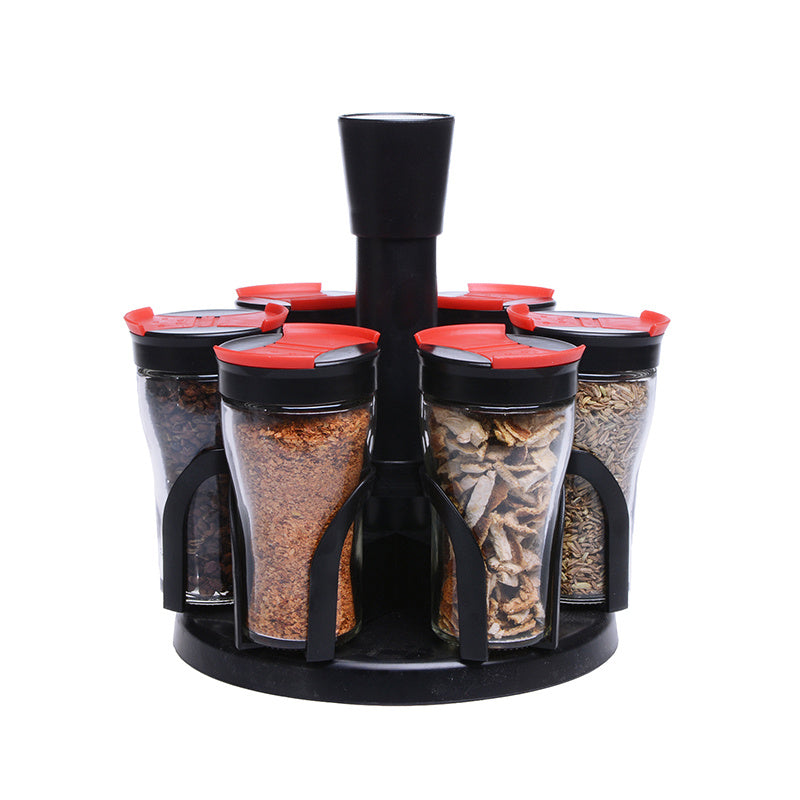 Rotary Seasoning Storage Spice Bottle Rack