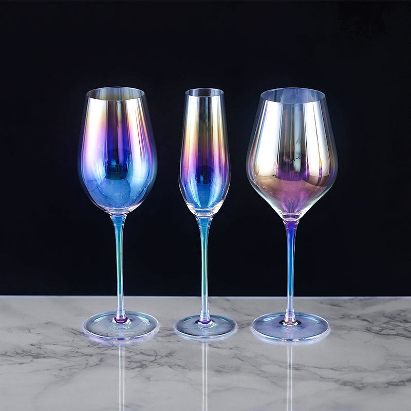 Gradient Nordic Red Wine Glasses